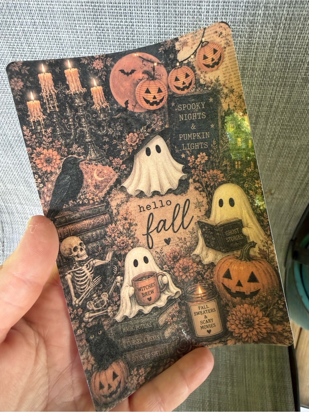 Hello Fall Halloween eBook Cover - Black and Orange